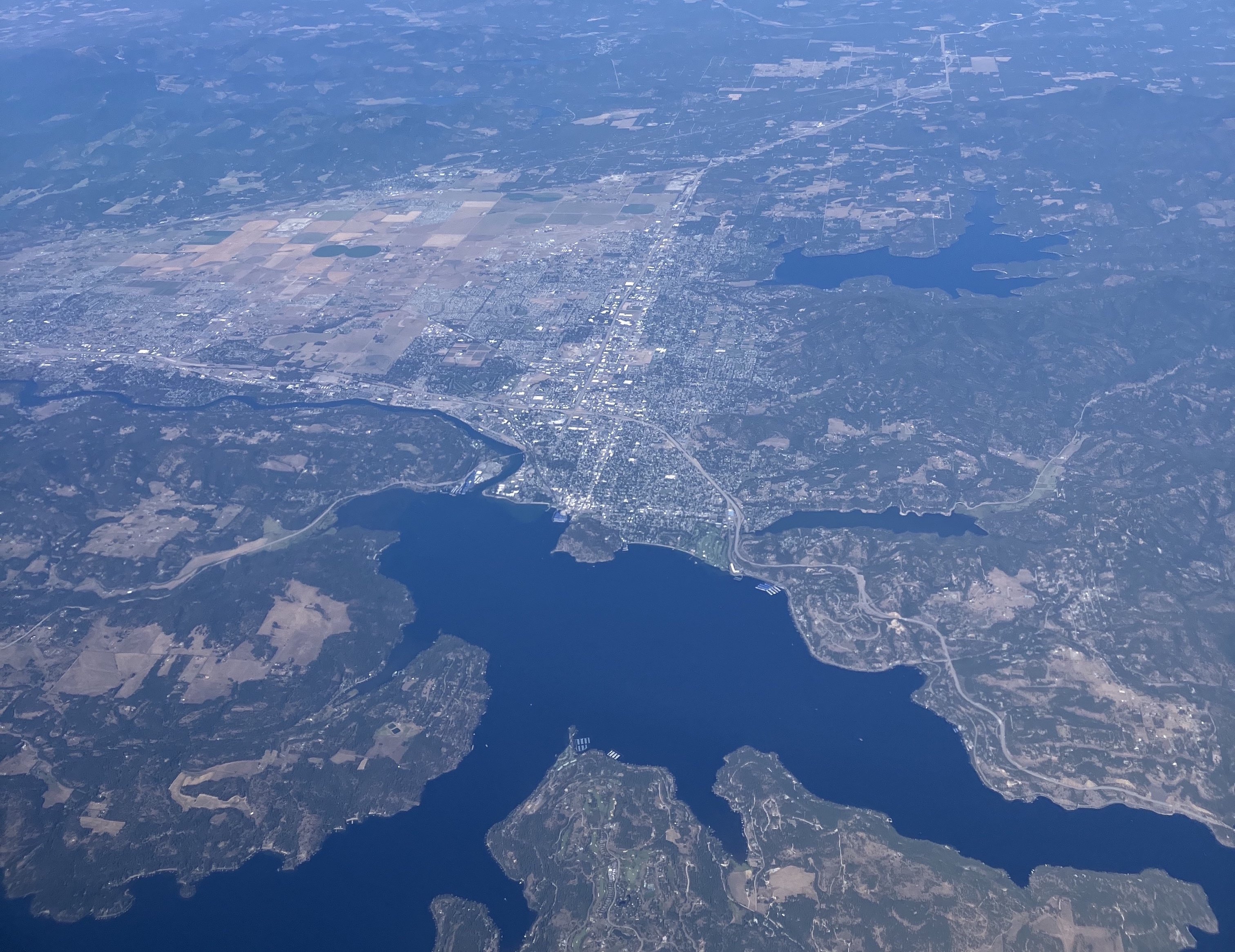 Coeur d’Alene and its lake