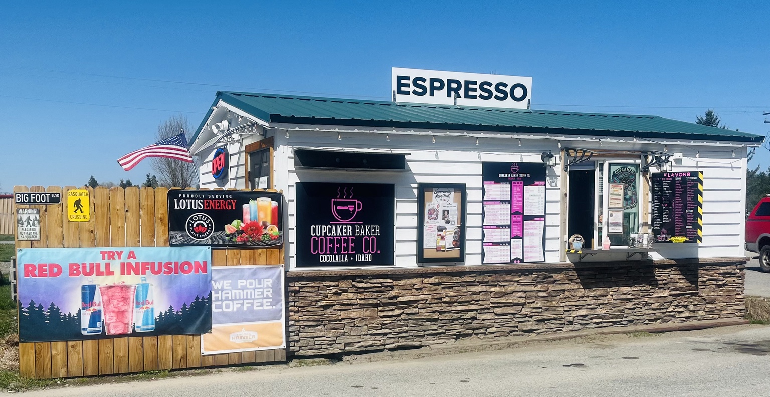 CupCaker Baker Coffee Co. stand in Cocolalla