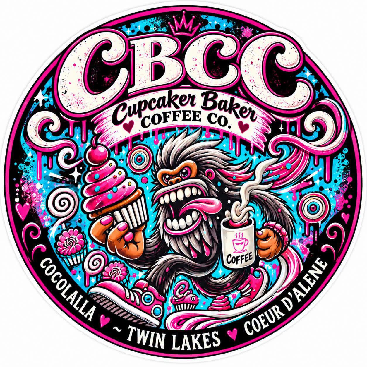 CupCaker Baker Coffee Co. logo